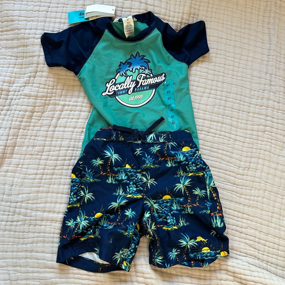 Kids Tommy Bahama swimset